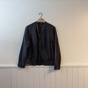 NWT Torrid 2 Blue Quilted Soft Bomber Jacket